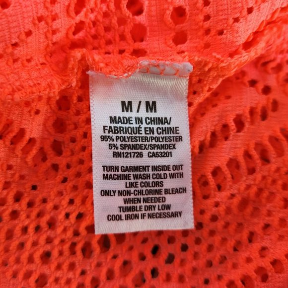 Aeropostale Hot Pink Coral Mesh Tank - Picture 3 of 4
